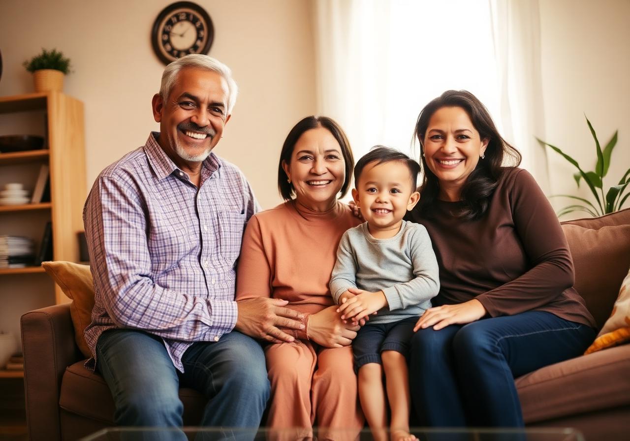 A family protected by a thoughtful financial plan